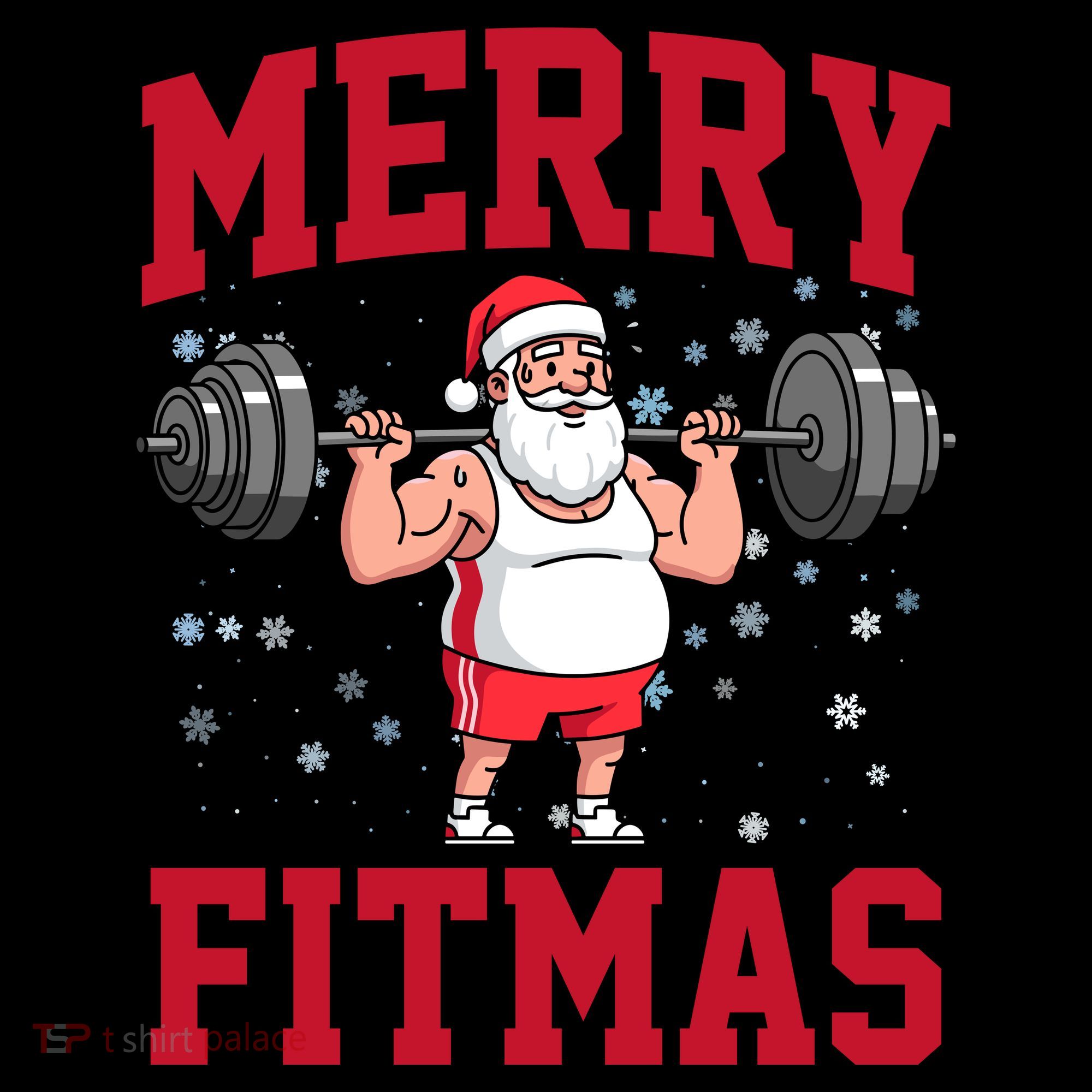 Merry Fitmas Funny Santa Claus Coffee Mug