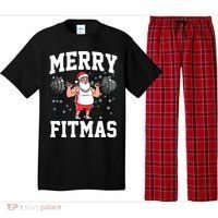 Merry Fitmas Funny Santa Claus Pajama Set thumb 0
