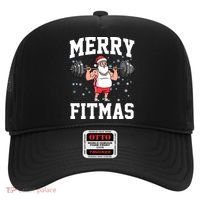 Merry Fitmas Funny Santa Claus Hat thumb 0