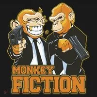 Monkey Fiction Funny Doggie Tank thumb 4