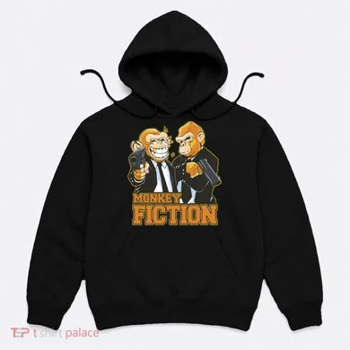 Monkey Fiction Funny Hoodie