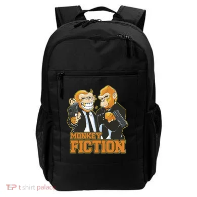 Monkey Fiction Funny Backpack
