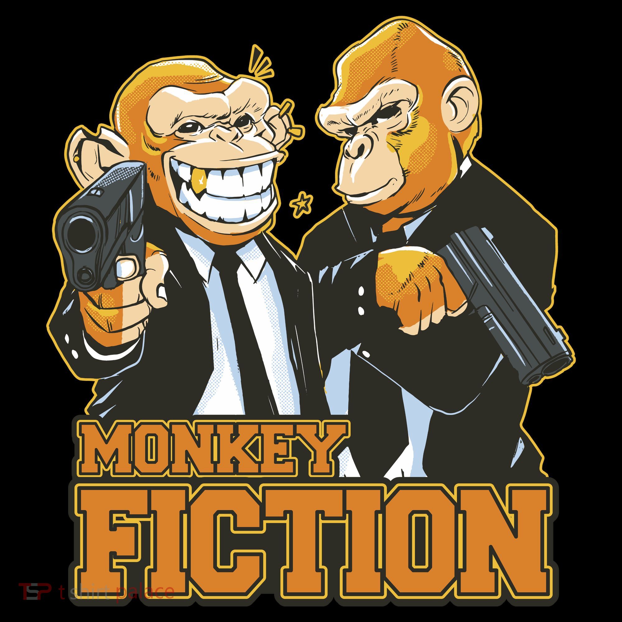 Monkey Fiction Funny Bucket Hat