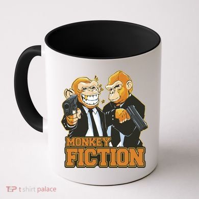 Monkey Fiction Funny Coffee Mug
