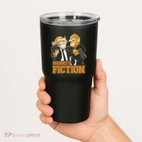 Monkey Fiction Funny Tumbler thumb 2