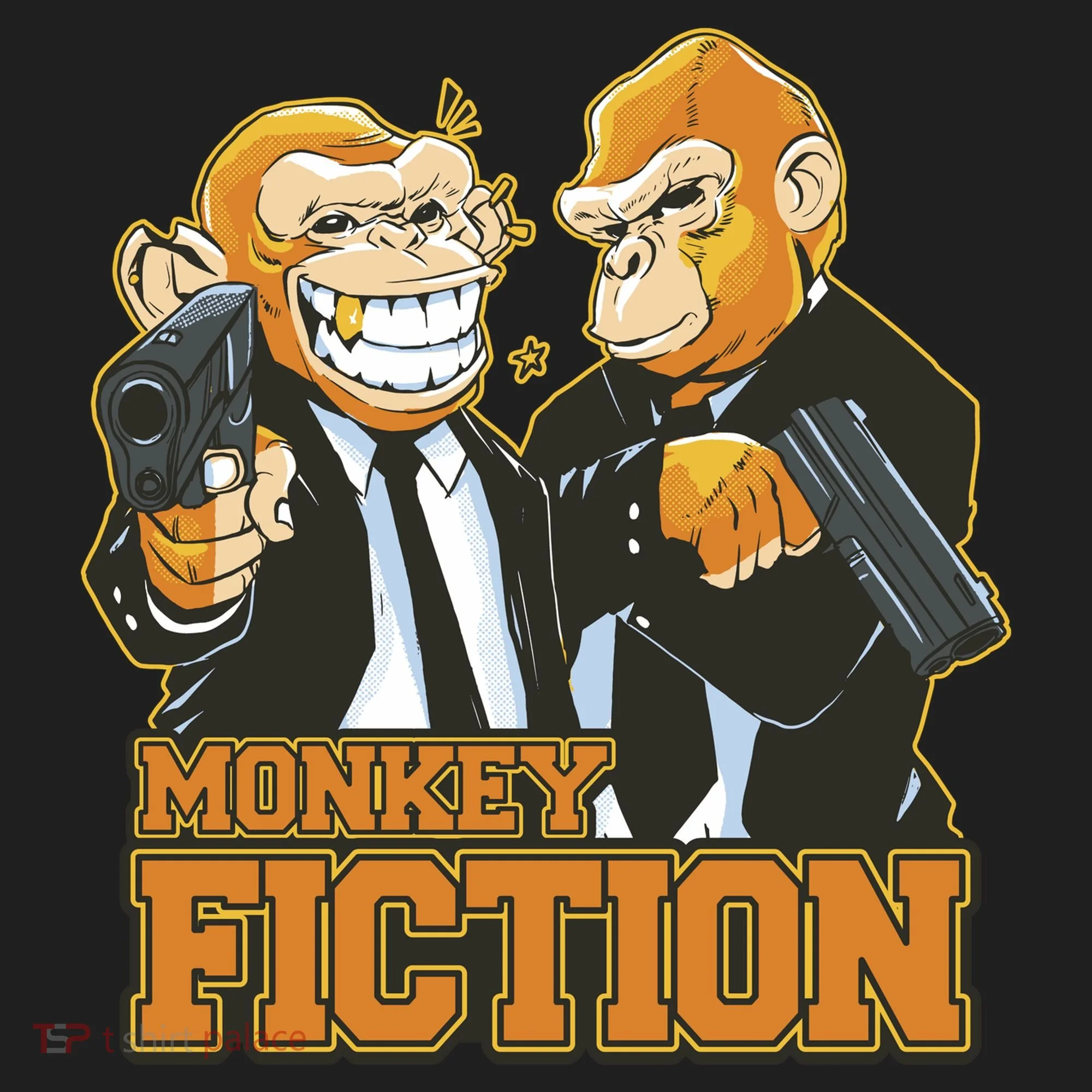 Monkey Fiction Funny Tumbler