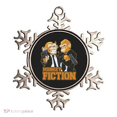 Monkey Fiction Funny Ornament