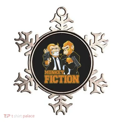 Monkey Fiction Funny Ornament