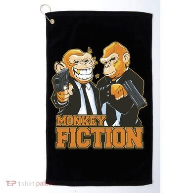 Monkey Fiction Funny Golf Towel
