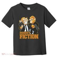 Monkey Fiction Funny Toddler T-Shirt thumb 0