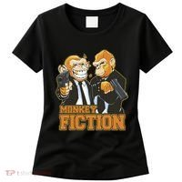 Monkey Fiction Funny Women's T-Shirt thumb 0
