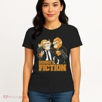Monkey Fiction Funny Women's T-Shirt thumb 4