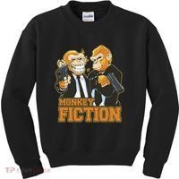 Monkey Fiction Funny Kids Sweatshirt thumb 0