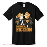 Monkey Fiction Funny Kids T-Shirt thumb 0