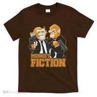Monkey Fiction Funny T-Shirt thumb 0