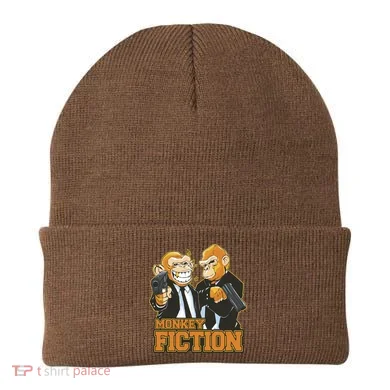 Monkey Fiction Funny Beanie