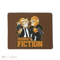 Monkey Fiction Funny Mousepad thumb 0