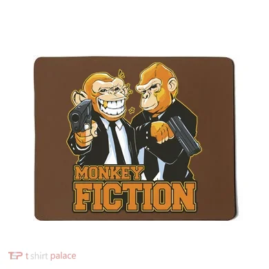 Monkey Fiction Funny Mousepad