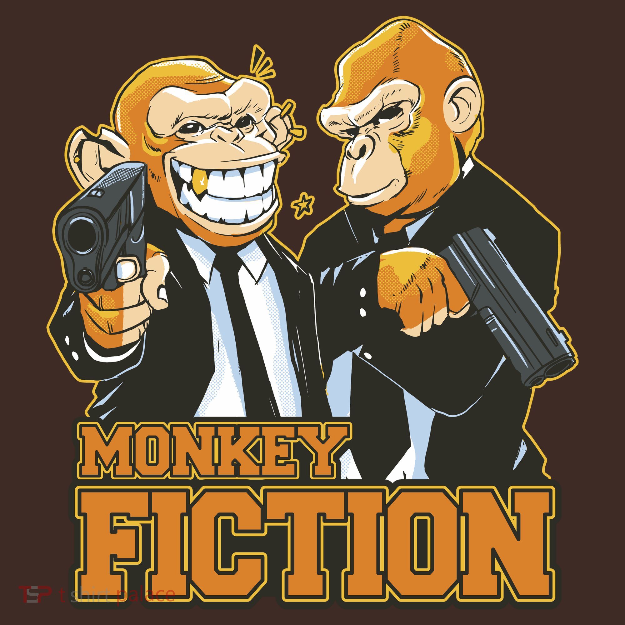 Monkey Fiction Funny Mousepad