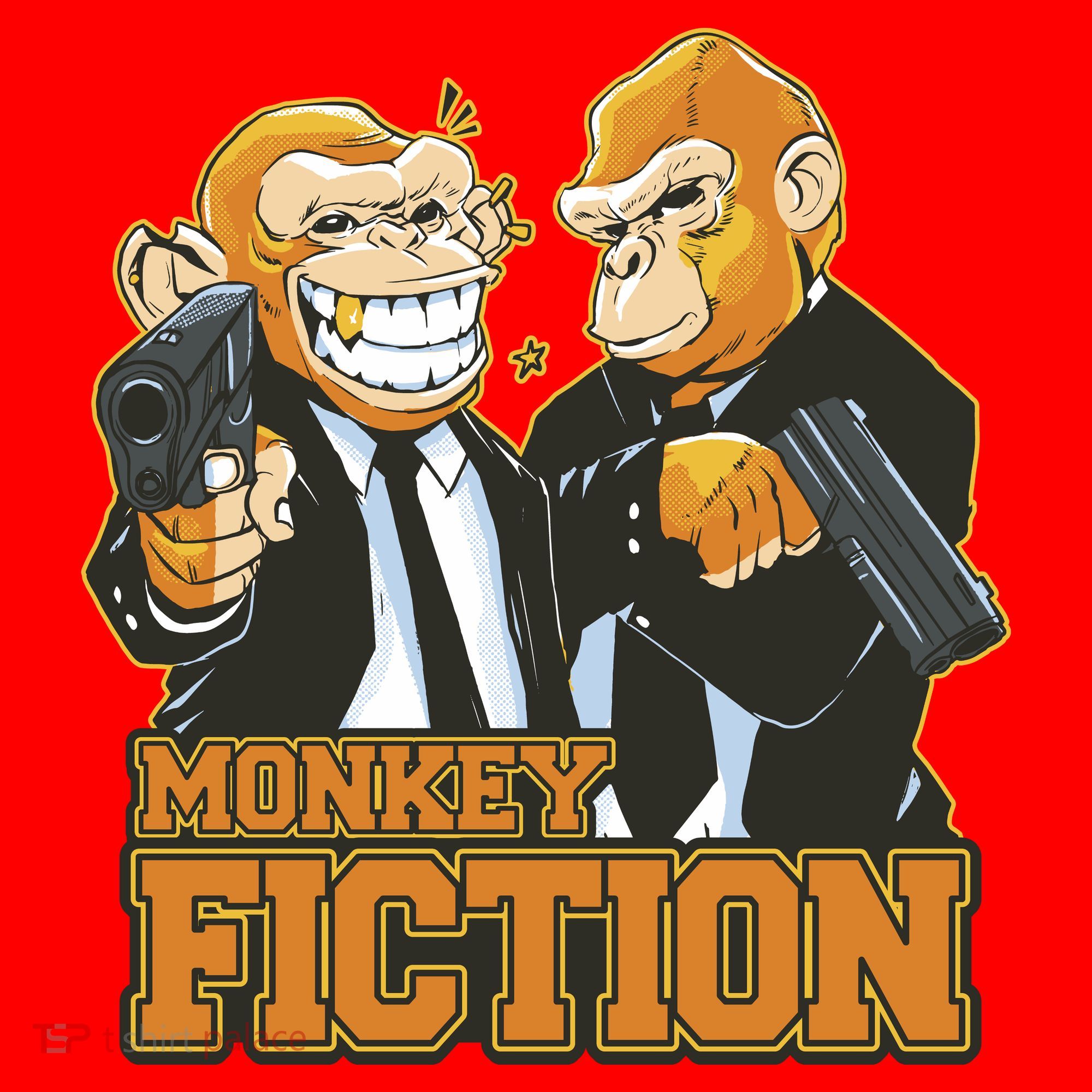Monkey Fiction Funny Santa Hat