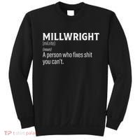 Millwrigh For Funny Definition Sweatshirt thumb 0