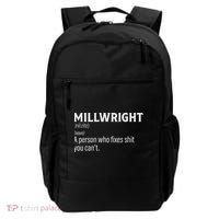 Millwrigh For Funny Definition Backpack thumb 0