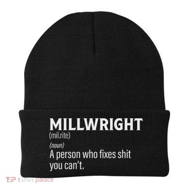 Millwrigh For Funny Definition Beanie