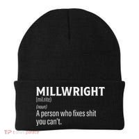 Millwrigh For Funny Definition Beanie thumb 0