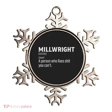 Millwrigh For Funny Definition Ornament