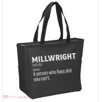 Millwrigh For Funny Definition Tote Bag thumb 2