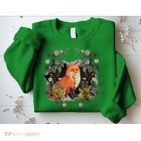 Mystical Fox Fairy Tale Forest Animals Forest Dwellers Nature Children Sweatshirt thumb 2