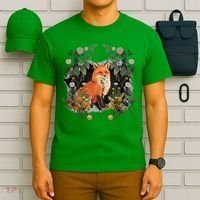 Mystical Fox Fairy Tale Forest Animals Forest Dwellers Nature Children T-Shirt thumb 6