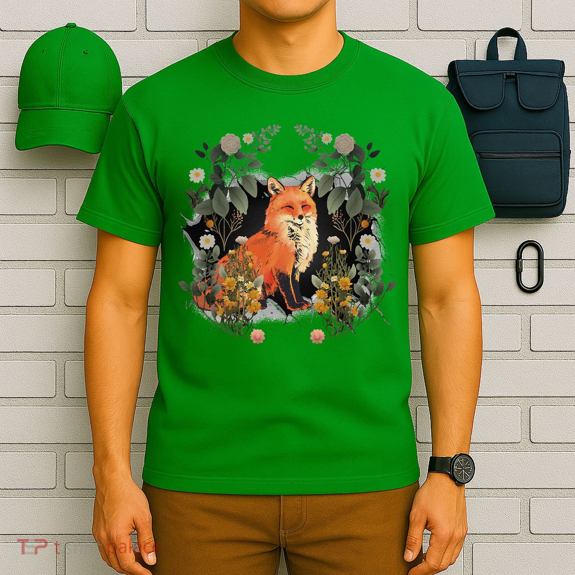 Mystical Fox Fairy Tale Forest Animals Forest Dwellers Nature Children T-Shirt