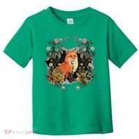 Mystical Fox Fairy Tale Forest Animals Forest Dwellers Nature Children Toddler T-Shirt thumb 0