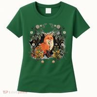 Mystical Fox Fairy Tale Forest Animals Forest Dwellers Nature Children Women's T-Shirt thumb 0
