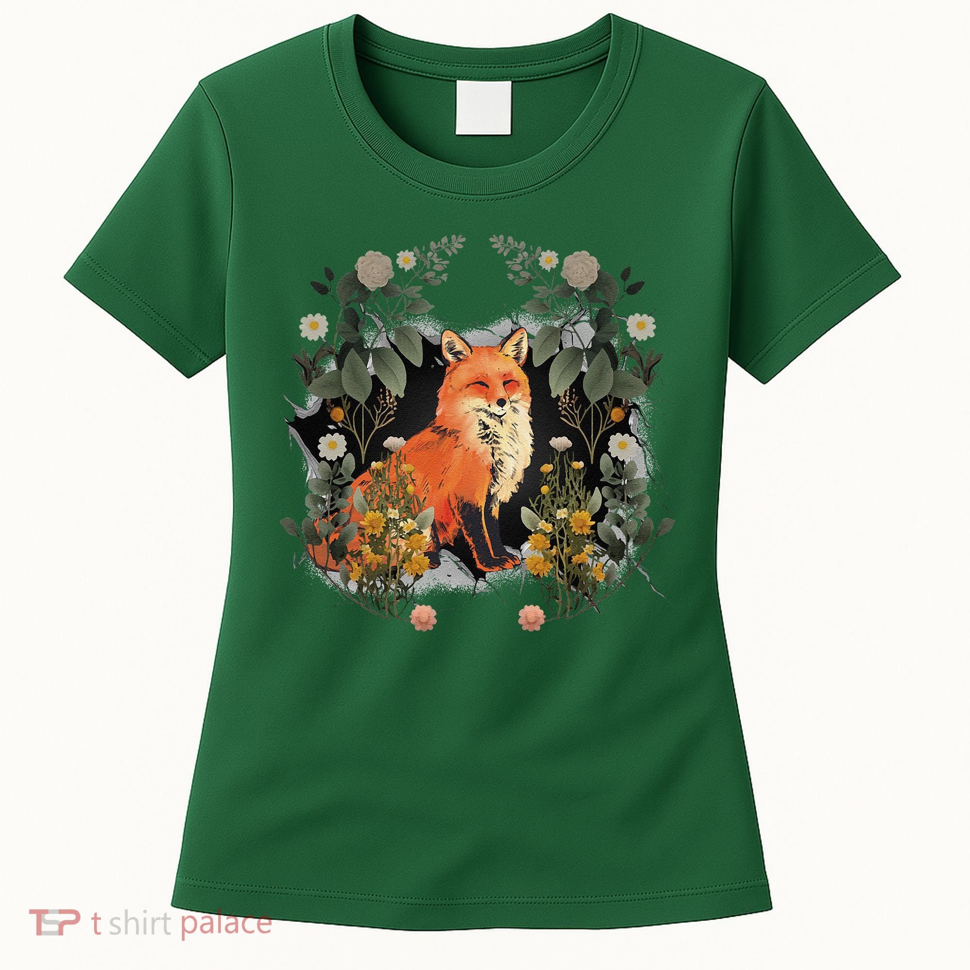 Mystical Fox Fairy Tale Forest Animals Forest Dwellers Nature Children Women's T-Shirt