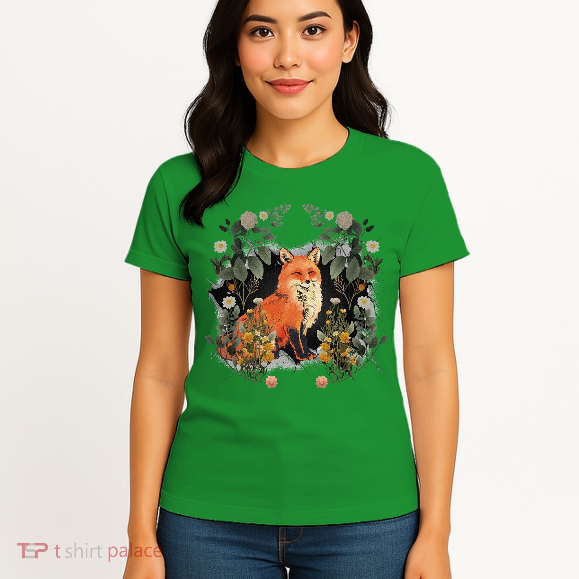 Mystical Fox Fairy Tale Forest Animals Forest Dwellers Nature Children Women's T-Shirt