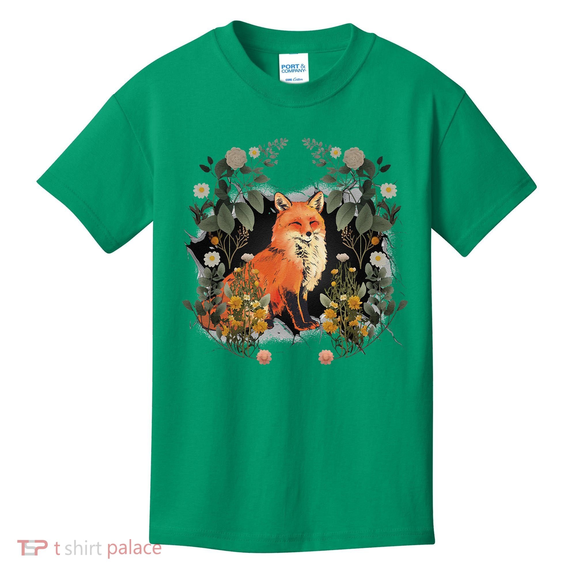 Mystical Fox Fairy Tale Forest Animals Forest Dwellers Nature Children Kids T-Shirt