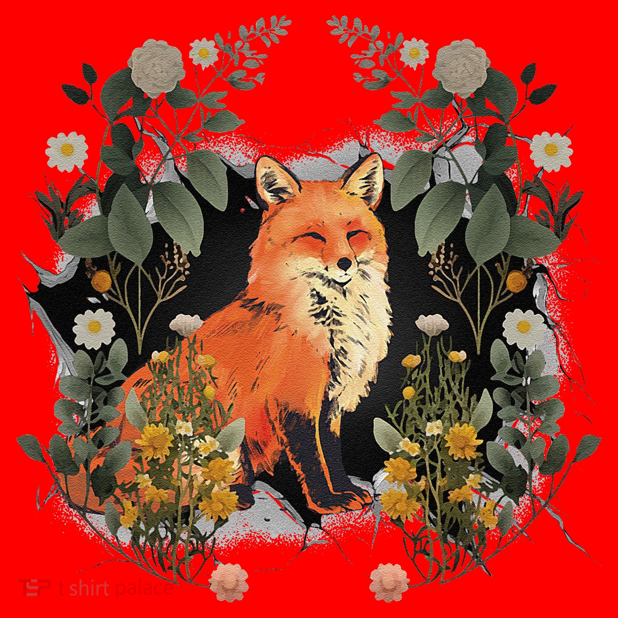 Mystical Fox Fairy Tale Forest Animals Forest Dwellers Nature Children Santa Hat