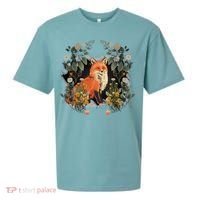 Mystical Fox Fairy Tale Forest Animals Forest Dwellers Nature Children Sueded Cloud Jersey T-Shirt thumb 0