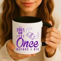 Minnesota Football Fans Just Once Before I Die Since 1961 Coffee Mug thumb 3