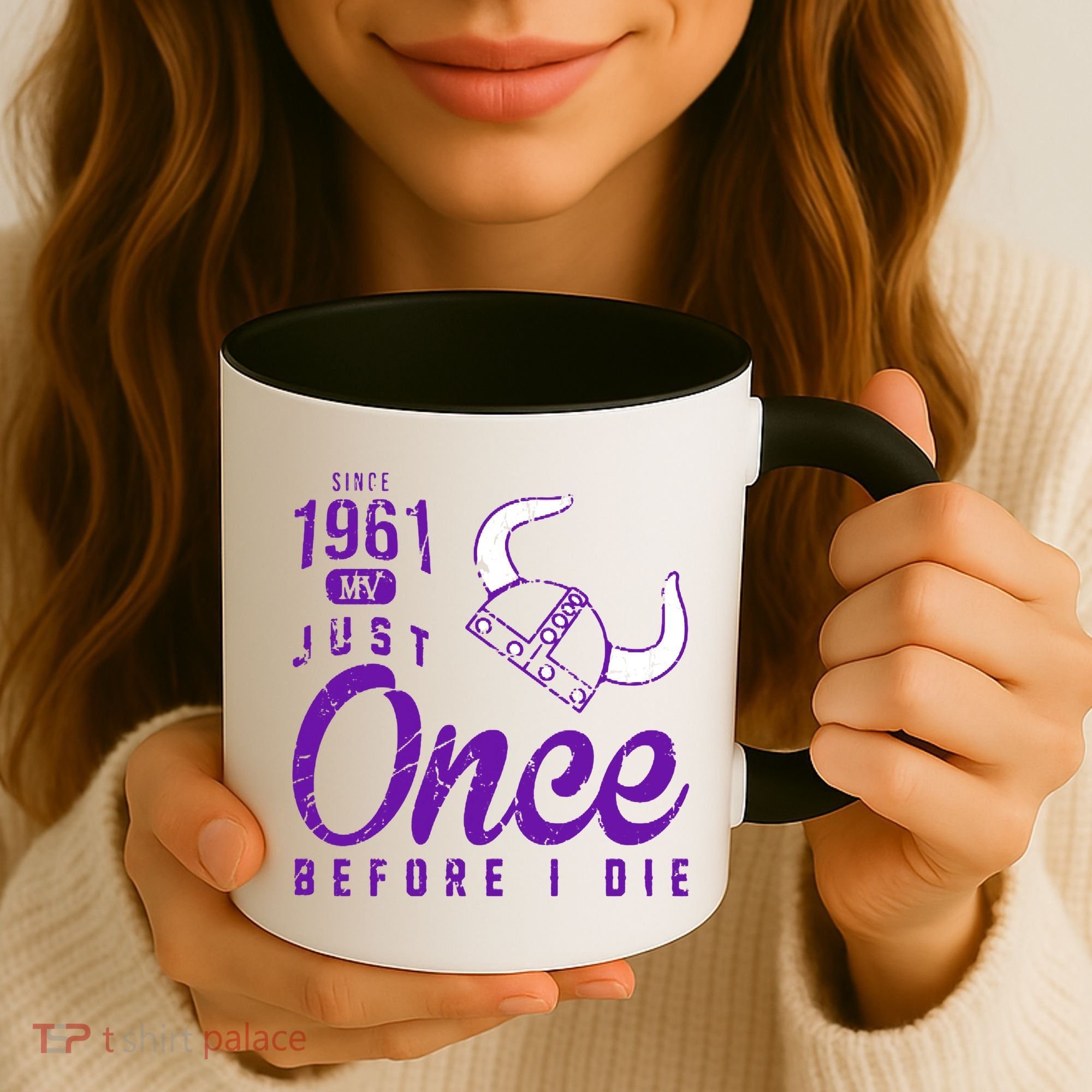Minnesota Football Fans Just Once Before I Die Since 1961 Coffee Mug