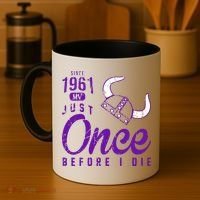 Minnesota Football Fans Just Once Before I Die Since 1961 Coffee Mug thumb 4