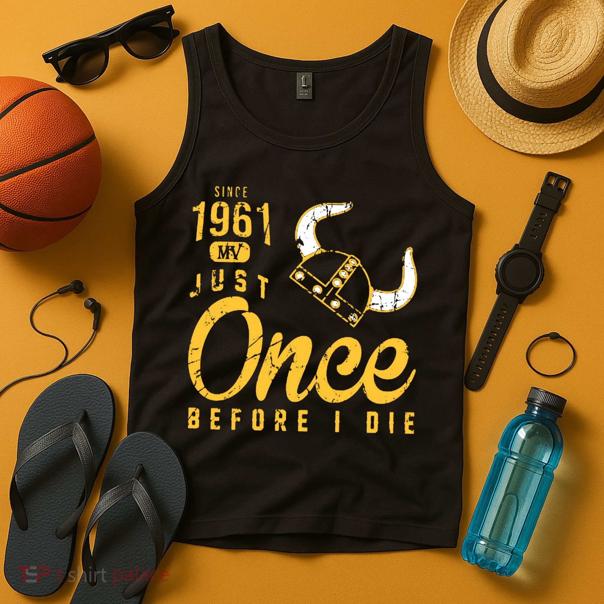 Minnesota Football Fans Just Once Before I Die Since 1961 Tank Top