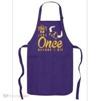 Minnesota Football Fans Just Once Before I Die Since 1961 Apron thumb 0