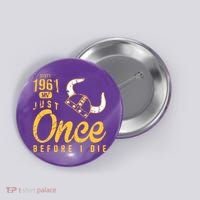 Minnesota Football Fans Just Once Before I Die Since 1961 Button thumb 0