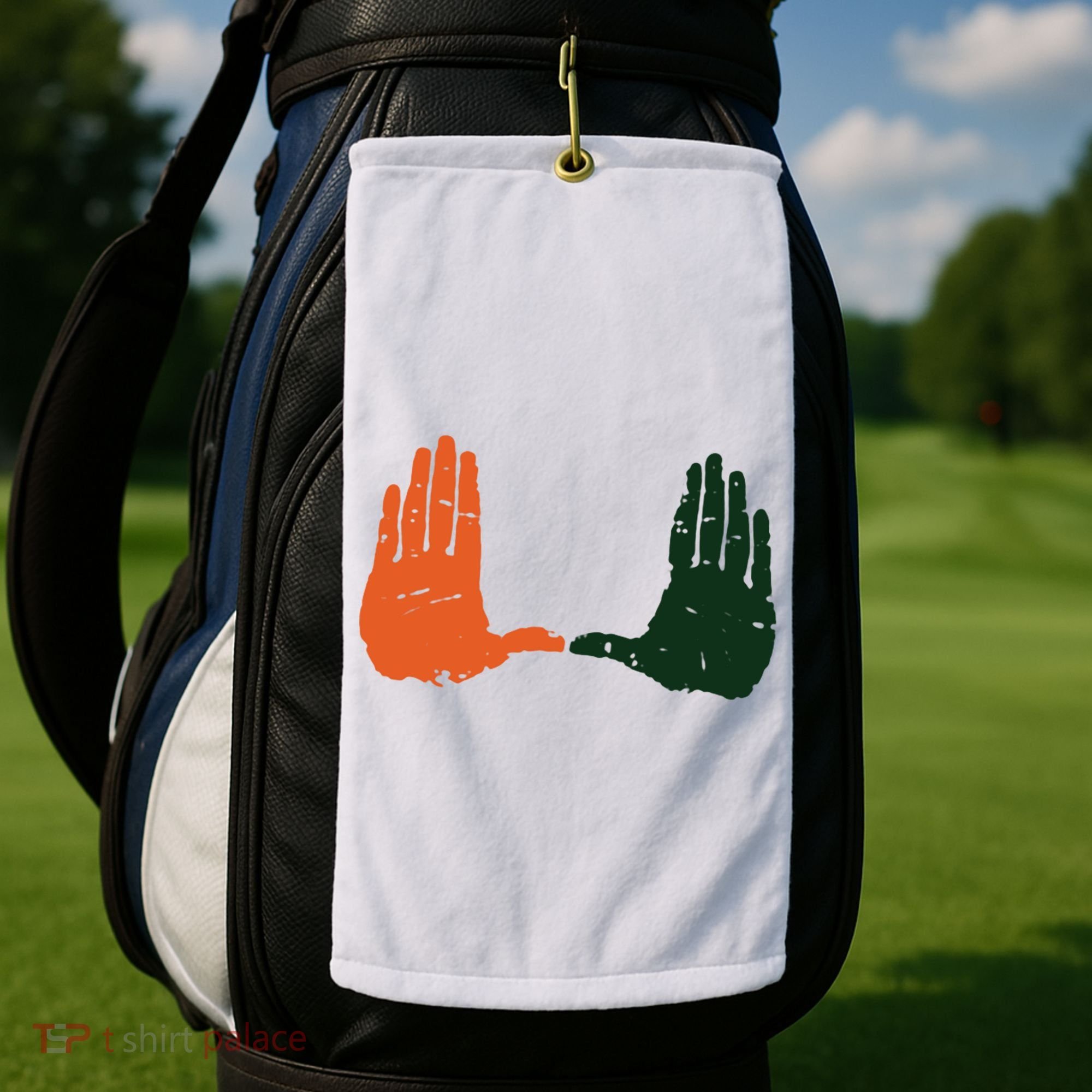 Miami Football Fans Golf Towel