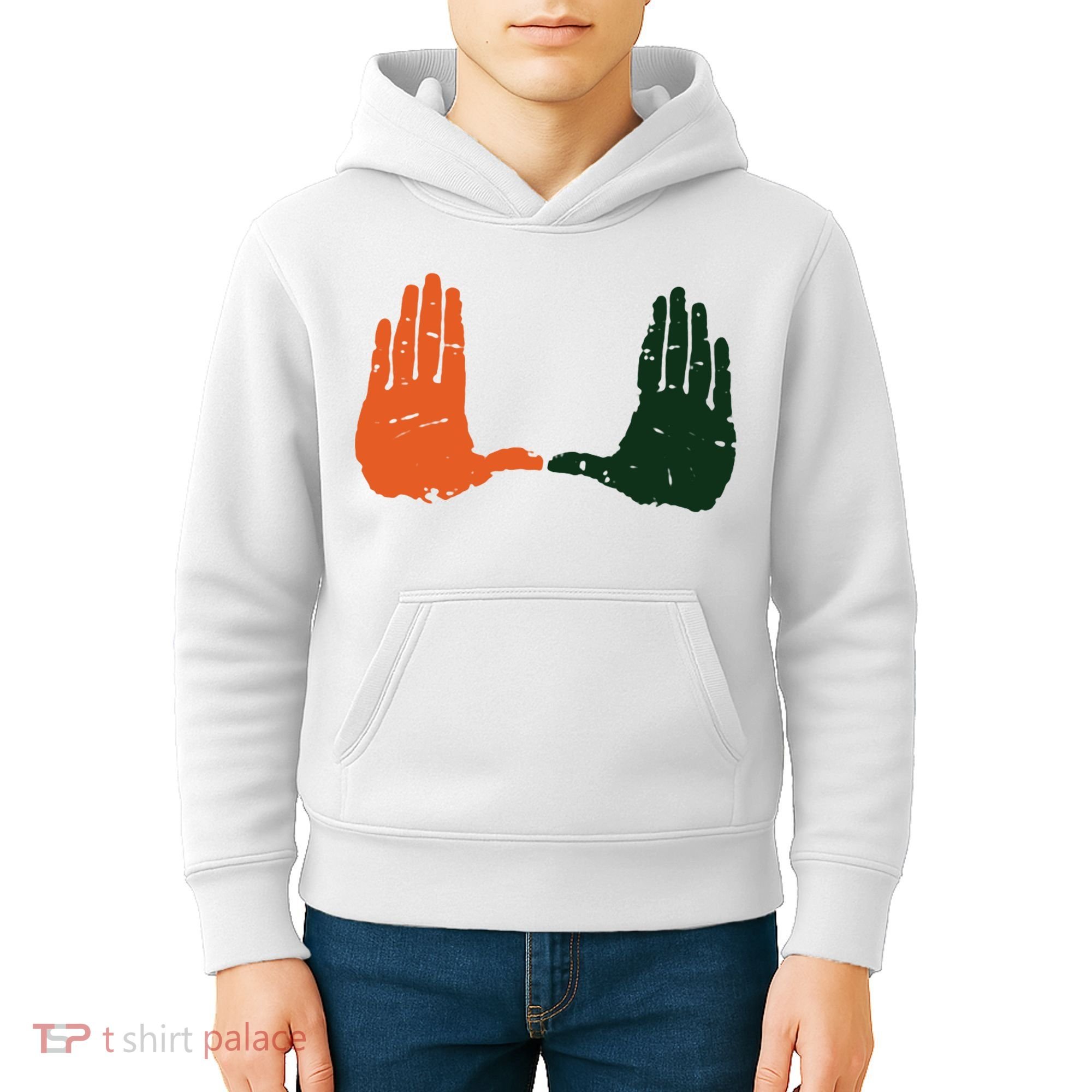 Miami Football Fans Kids Hoodie