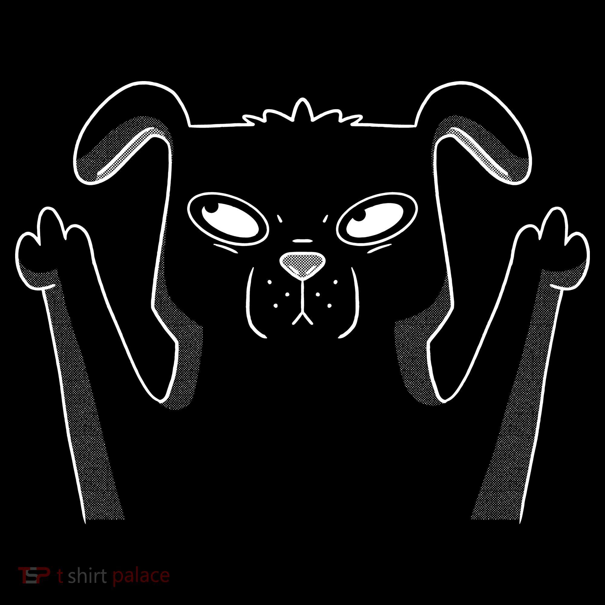 Middle Finger Funny Cute Dog Toddler Hoodie