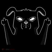 Middle Finger Funny Cute Dog Tote Bag thumb 4